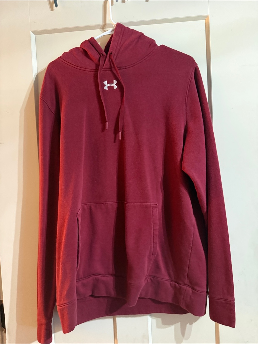 Under Armour Men's Burgundy Zip-Up Hoodie